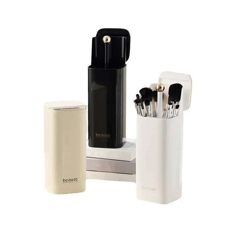 Porte-pinceaux de maquillage auto-résistants à la poussière